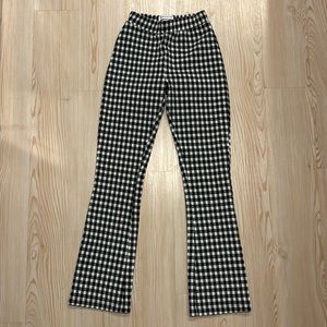 Urban Outfitters Black & White Gingham Stretchy Pants